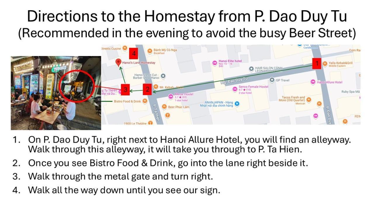 Hanoi'S Lane Homestay Exteriör bild