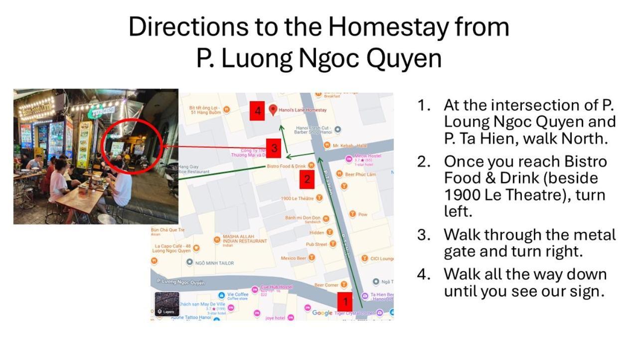 Hanoi'S Lane Homestay Exteriör bild